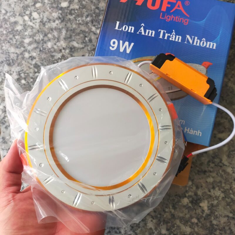 LED ÂM TRẦN VIỀN KIỂU 3 CHẾ ĐỘ 9W