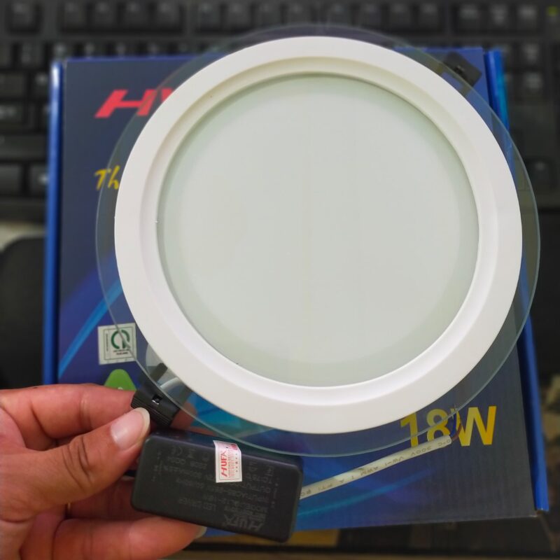 LED ÂM TRẦN KÍNH 3 CHẾ ĐỘ 18W
