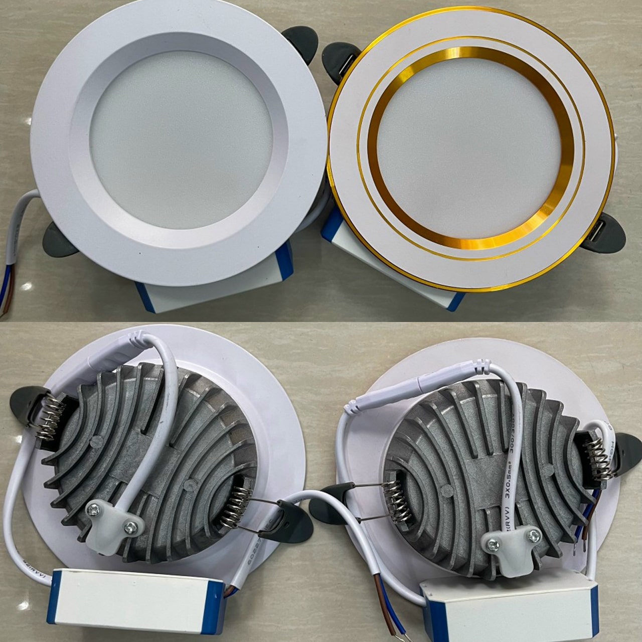LED ÂM TRẦN 9W ĐẾ ĐÚC SÁNG 3 CHẾ ĐỘ
