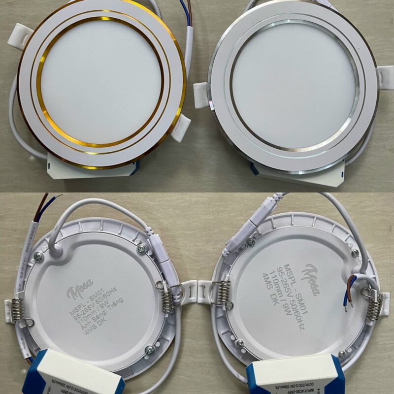 LED ÂM TRẦN 9W ĐẾ MỎNG SÁNG 3 CHẾ ĐỘ