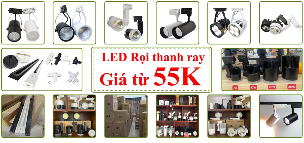 ĐÈN LED RỌI THANH RAY ÁNH DƯƠNG