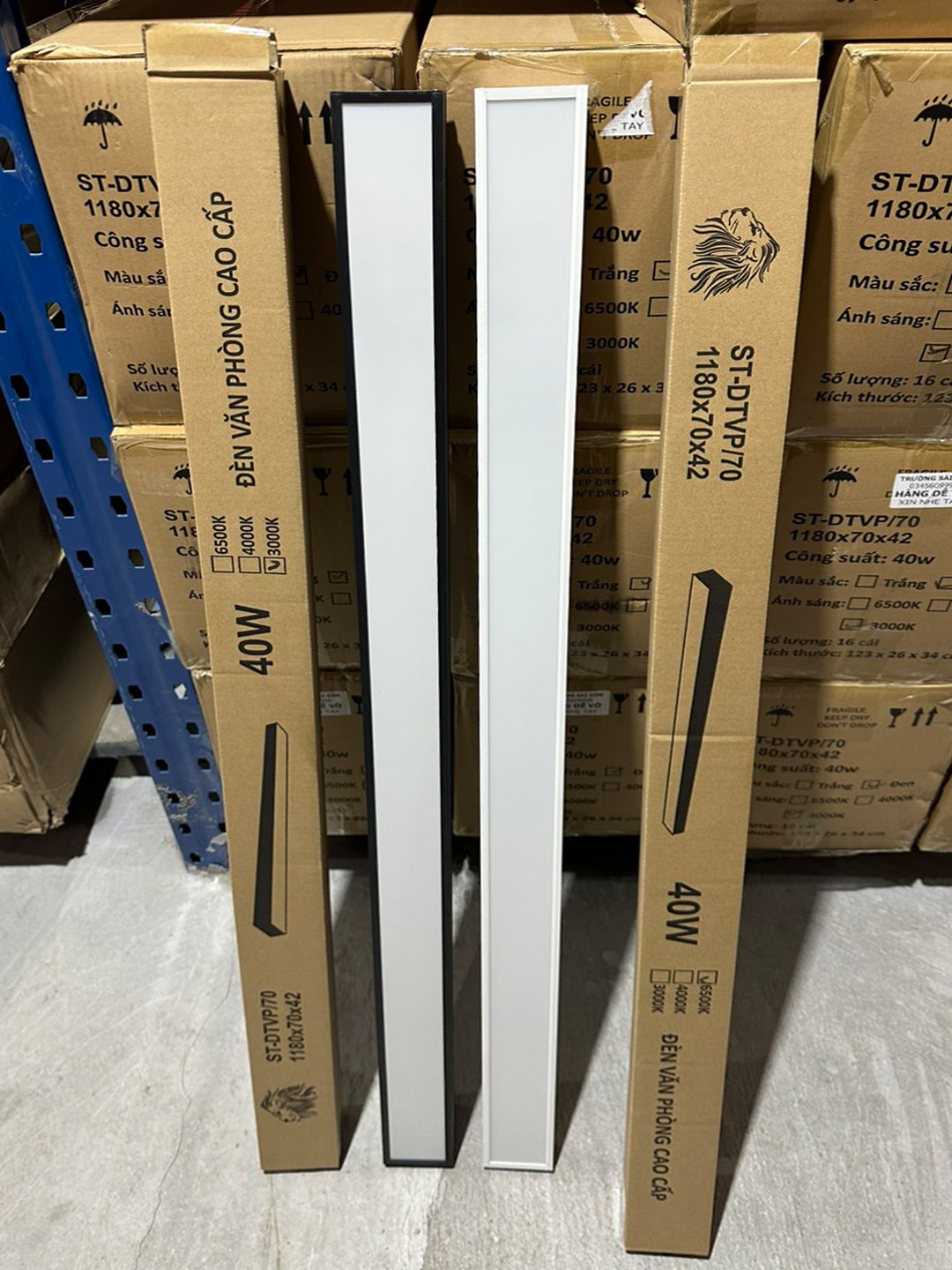 Đèn thả văn phòng 1200x70x40 40w