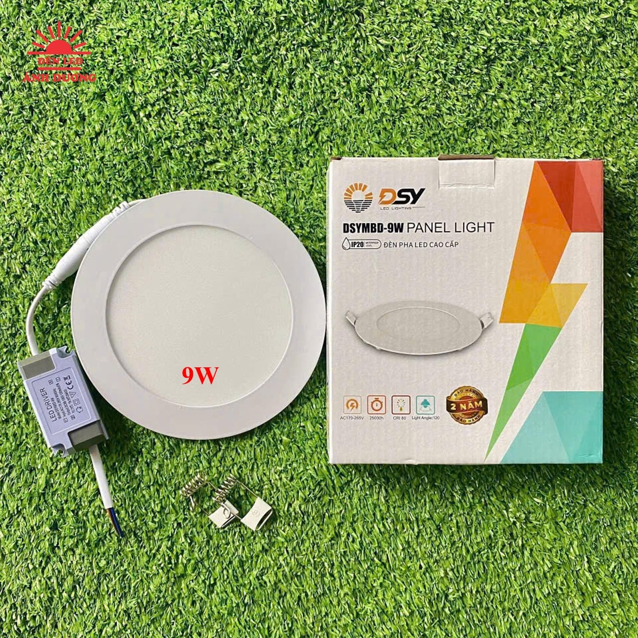 Đèn LED âm trần siêu mỏng 9W