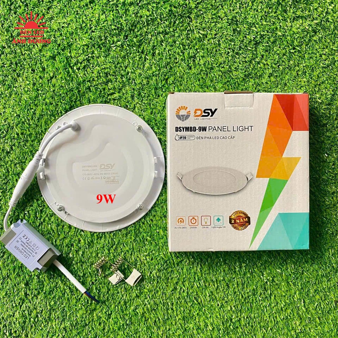 Đèn LED âm trần siêu mỏng 9W Đèn LED âm trần siêu mỏng 9W