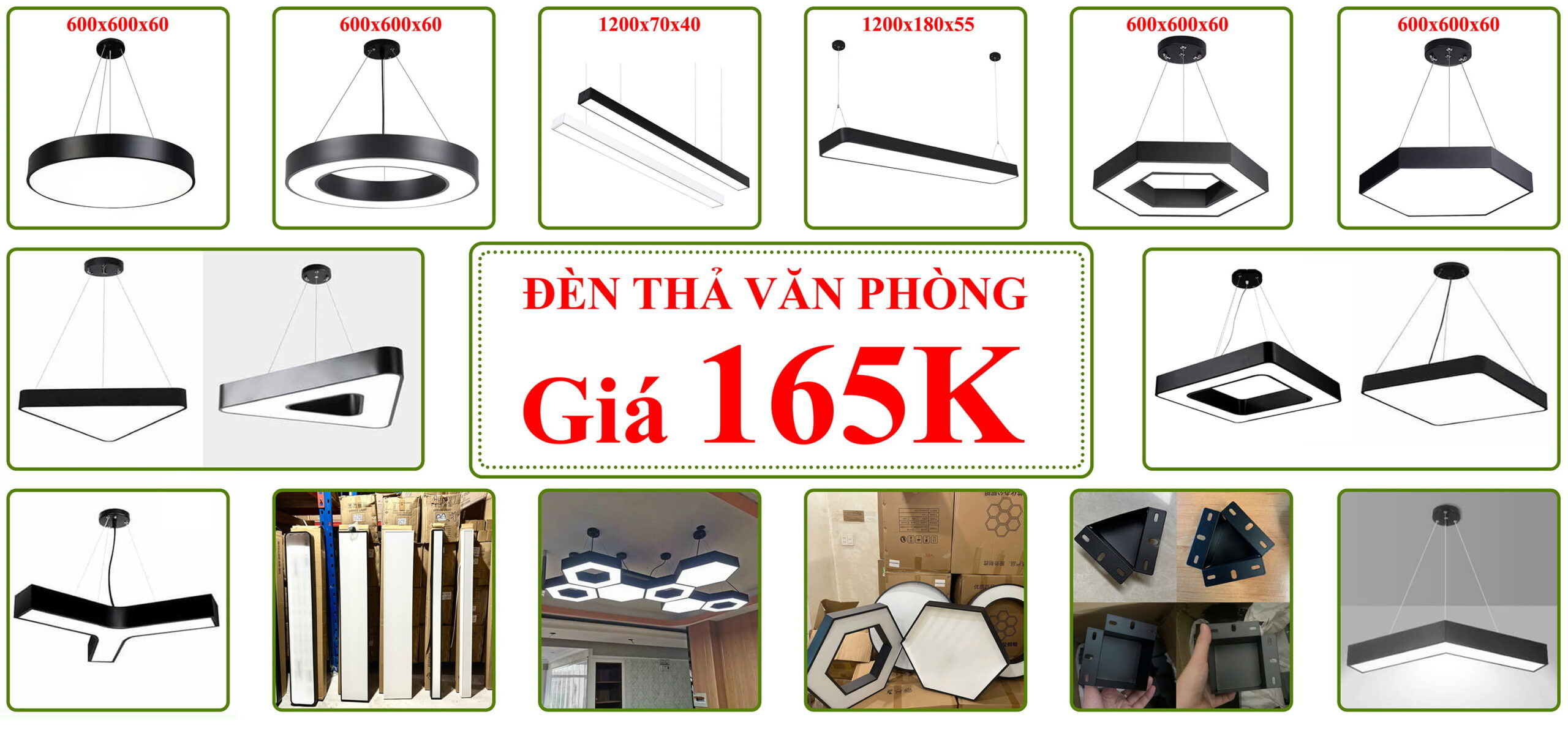 Đèn Thả Văn Phòng